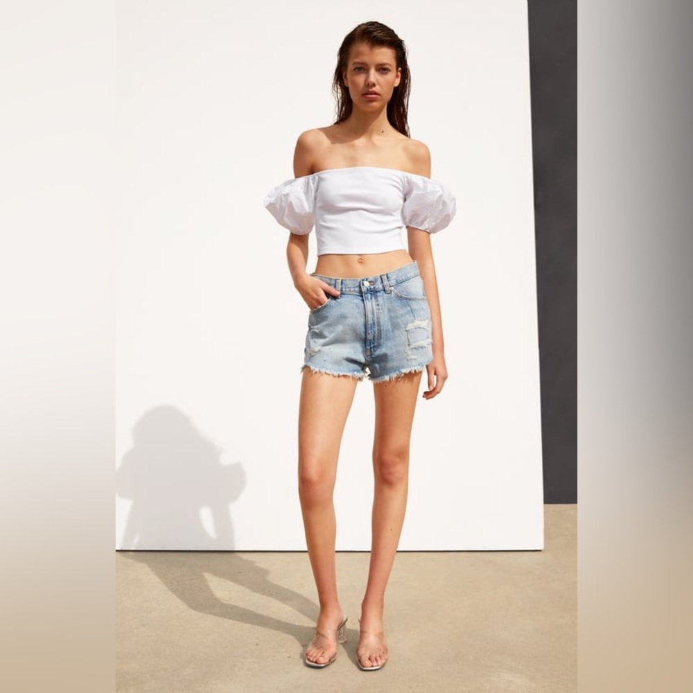 ZARA CONTRAST TOP